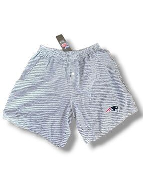 NFL Patriots Striped Boxer Briefs